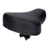 Seat flat 60mm quilted black moped Seat flat 60mm quilted black moped
