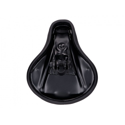 Seat flat 60mm quilted black moped Seat flat 60mm quilted black moped