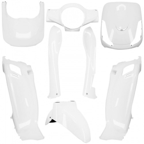 Fairing Kit 8 pcs. white Sym Fiddle 2 Fairing Kit 8 pcs. white Sym Fiddle 2