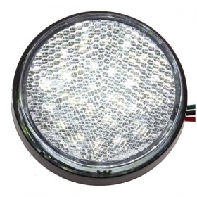 Reflector with LEDs round 58mm white