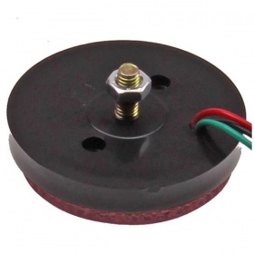 Reflector round 58mm with red LED