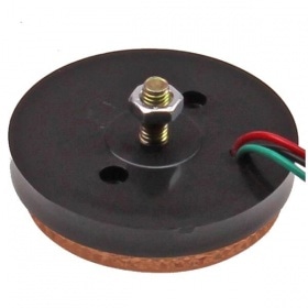 Reflector with LEDs round 58mm orange