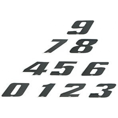 Racing Number Stickers black small Racing Number Stickers black small
