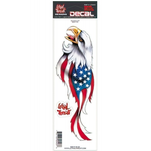 Uzlīme Lethal Threat "USA Eagle" kreisi (7x25cm) Uzlīme Lethal Threat "USA Eagle" kreisi (7x25cm)