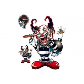 Uzlīme Lethal Threat "Klauns ar bumbu" (15x20cm)