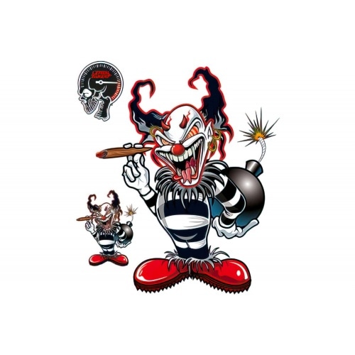 Uzlīme Lethal Threat "Klauns ar bumbu" (15x20cm) Uzlīme Lethal Threat "Klauns ar bumbu" (15x20cm)