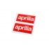 Наклейки x2 Aprilia 3D Наклейки x2 Aprilia 3D