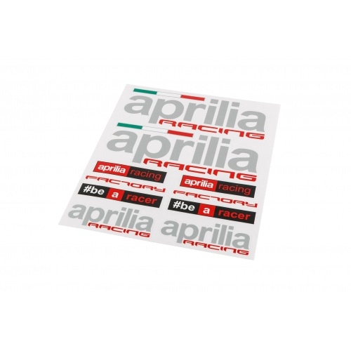Uzlīmju lapa Aprilia Racing 25x20cm Uzlīmju lapa Aprilia Racing 25x20cm