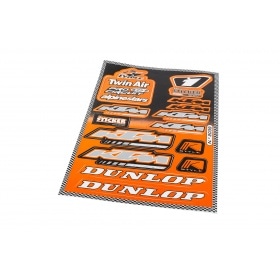 Uzlīmju lapa Sponsors KTM 33x22cm