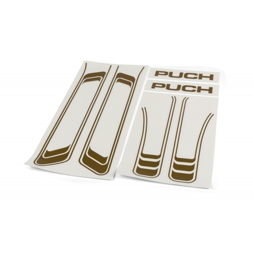 Uzlīme Puch Maxi (x6) PVC zelta krāsā Uzlīme Puch Maxi (x6) PVC zelta krāsā