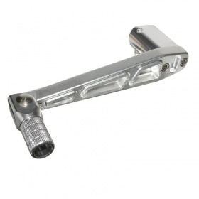 Ātruma pārnesumu svira Derbi GPR / Aprilia RS alumīnija sudraba krāsā