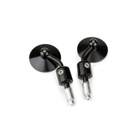 Mirror Bonneville CNC for handlebar end black