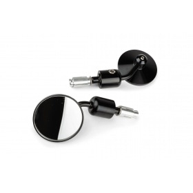 Mirror Bonneville CNC for handlebar end black