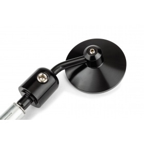 Mirror Bonneville CNC for handlebar end black
