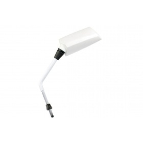 Spogulis kreisais matēts balts Rieva D.8mm