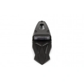 Numura numura zīmes turētājs ar aizmugurējo gaismu tonēts 6 LED 50cc Supermoto