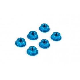 Uzgriežņi M6 (x6) anodēti zili