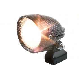 Papildus lampa halogēna d.50mm oglekļa izskats