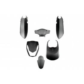 Apgaismes stiprinājuma komplekts 6 gab. melns matēts Peugeot Kisbee līdz 2017. gadam