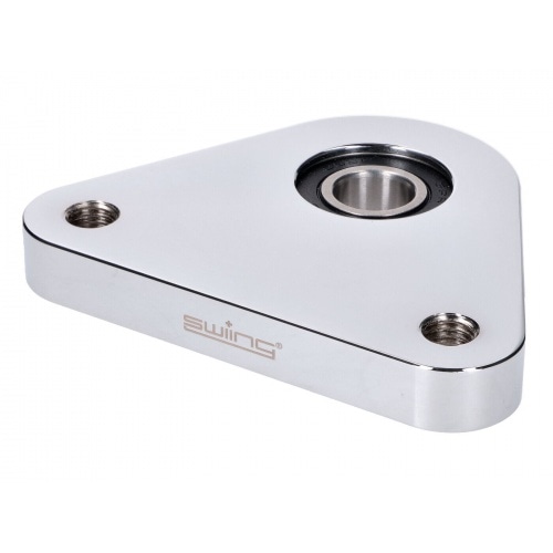 Bearing Plate rear wheel swiing Racing Alu chrome Piaggio Ciao Bearing Plate rear wheel swiing Racing Alu chrome Piaggio Ciao