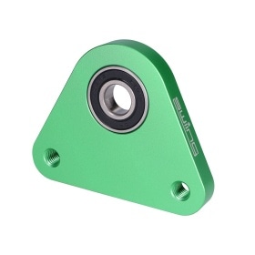 Пластина подшипника заднего колеса поворотная Racing Alu зеленая Piaggio Ciao