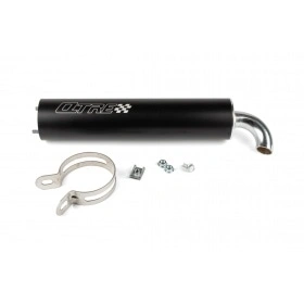 Rear silencer Tecnigas Q-TRE, black
