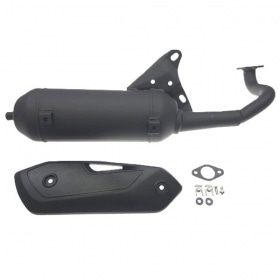 Exhaust Tecnigas Silent Pro Minarelli Horizontal Black