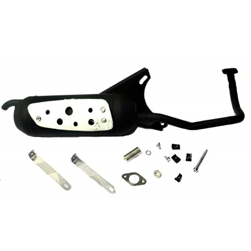 Tecnigas Exhaust Silent Pro GY6 Retro low mount Tecnigas Exhaust Silent Pro GY6 Retro low mount