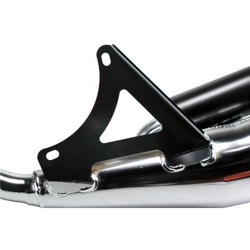 Exhaust system Tecnigas Q-TRE, Piaggio, chrome matt, with CE-mark Exhaust system Tecnigas Q-TRE, Piaggio, chrome matt, with CE-mark