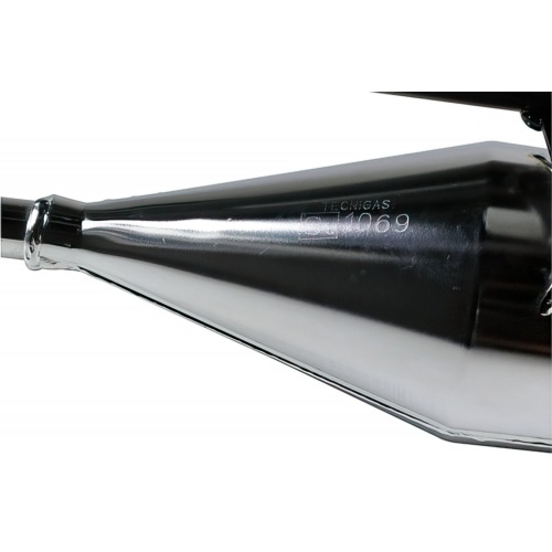 Exhaust Tecnigas Q-TRE, Peugeot horizontal, chrome, homologated Exhaust Tecnigas Q-TRE, Peugeot horizontal, chrome, homologated