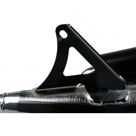 Exhaust Tecnigas Q-TRE, Peugeot horizontal, chrome, homologated