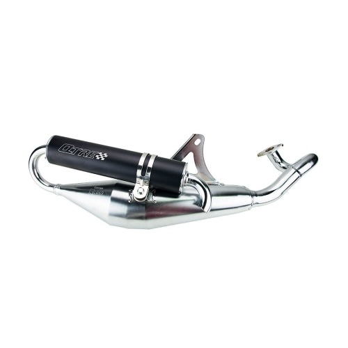 Exhaust Tecnigas Q-TRE, Peugeot horizontal, chrome, homologated Exhaust Tecnigas Q-TRE, Peugeot horizontal, chrome, homologated