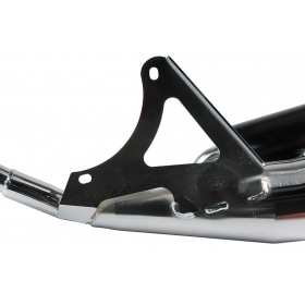 Exhaust system Tecnigas Q-TRE, Kymco horizontal, chrome, NOT homologated