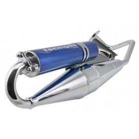 Tecnigas Exhaust "Next R" Adly BT / Baotian BT 50cc 4-stroke chrome