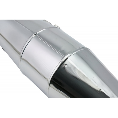 Tecnigas Exhaust "Next R" Adly BT / Baotian BT 50cc 4-stroke chrome Tecnigas Exhaust "Next R" Adly BT / Baotian BT 50cc 4-stroke chrome