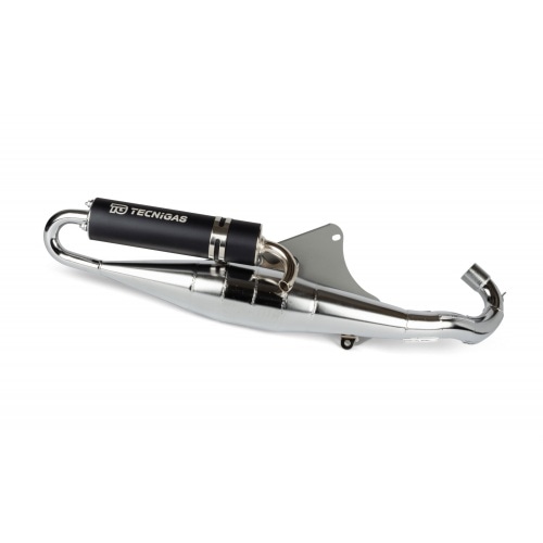 Exhaust system Tecnigas RS, Piaggio Maxi 125/150/180, chrome Exhaust system Tecnigas RS, Piaggio Maxi 125/150/180, chrome