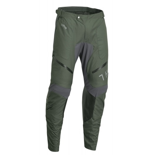 MX Pants Thor Terrain "In the boot" army green / charcoal MX Pants Thor Terrain "In the boot" army green / charcoal