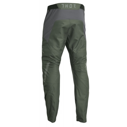 MX Pants Thor Terrain "In the boot" army green / charcoal MX Pants Thor Terrain "In the boot" army green / charcoal