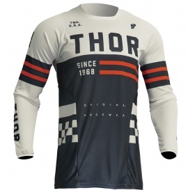 MX Jersey Thor Pulse Combat Youth navy blue / white