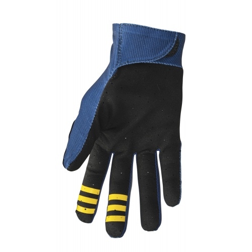 MX Gloves Hallman Mainstay Roosted yellow / navy blue MX Gloves Hallman Mainstay Roosted yellow / navy blue