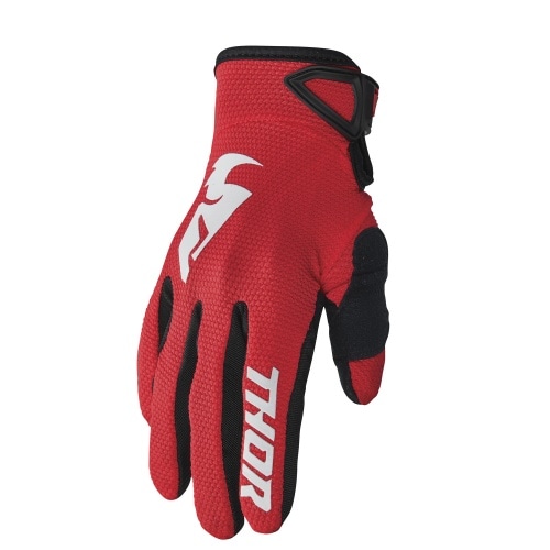 MX Gloves Thor Sector Youth red / white MX Gloves Thor Sector Youth red / white