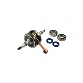 Crankshaft + Bearings + Oil Seals Kit OEM quality Derbi Euro 2