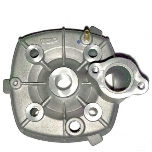 Cylinder Head 48mm Top Performances Black Trophy 70cc Piaggio LC Cylinder Head 48mm Top Performances Black Trophy 70cc Piaggio LC