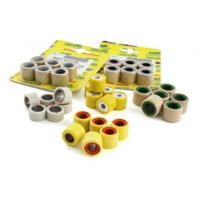 Variatora atsvariņi (x6) Top Performances Maxiscooter 23x18mm - 18.0g dzeltens