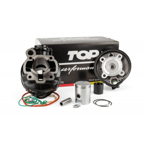 Cilindrs Top Darbības rādītāji 50cc čuguna Minarelli AM6 Cilindrs Top Darbības rādītāji 50cc čuguna Minarelli AM6