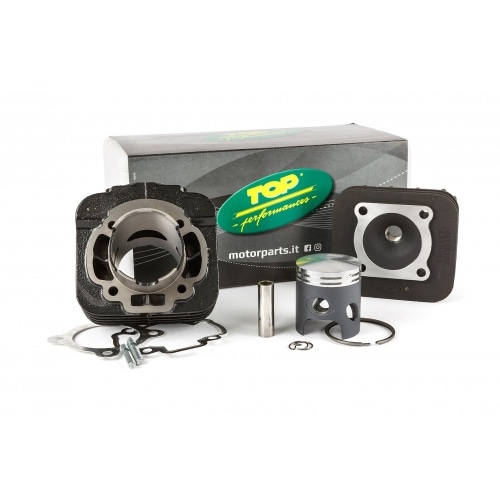 Cilindrs Top Performances Black Trophy 70cc čuguna Piaggio Typhoon / Stalker Cilindrs Top Performances Black Trophy 70cc čuguna Piaggio Typhoon / Stalker