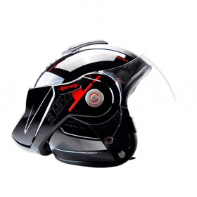 Modular Helmet Trendy Reverse black / red glossy