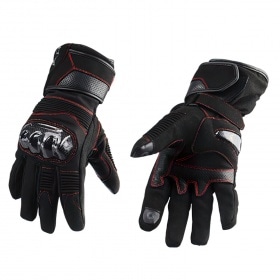 Winter Gloves Trendy Ripon CE black / red