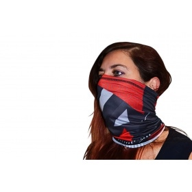 Kakla caurule melni sarkana forma