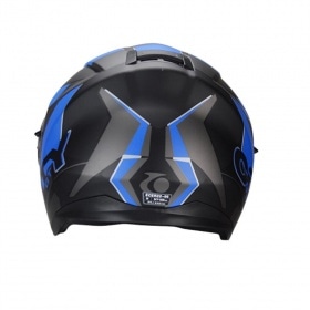 Jet / Open Face Helmet double visor Trendy T-405 Kamak grey / blue matte
